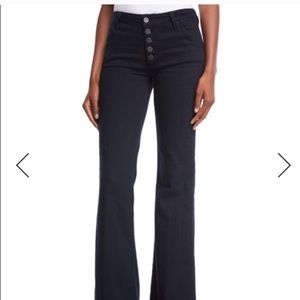 PAIGE Genevieve Button Front Flare Jeans 26